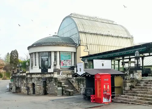 Pálmaház és akvárium